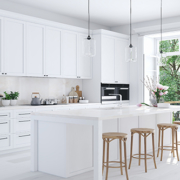 renovate modern white kitchen