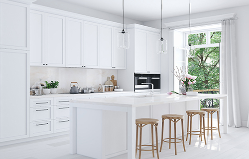 renovate modern white kitchen